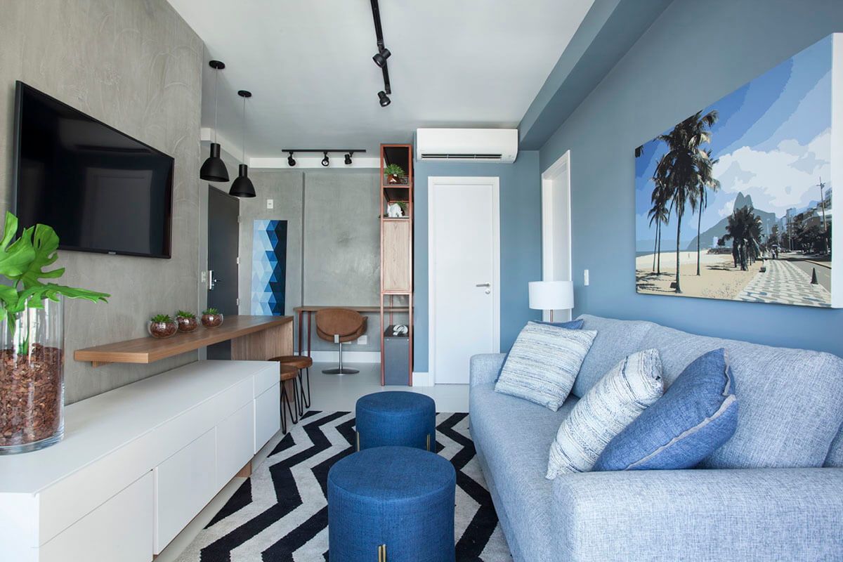 cimento queimado pronto para paredes