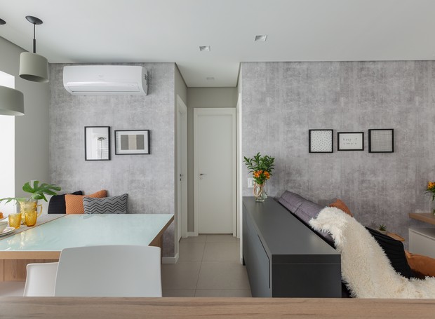 cimento queimado pronto para paredes