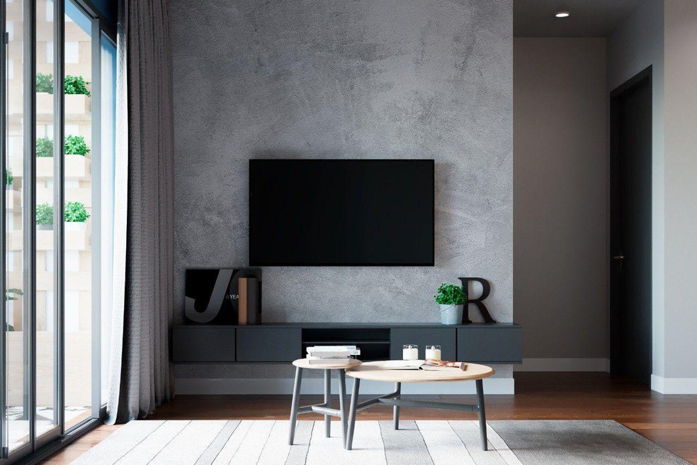 como fazer parede de cimento queimado passo a passo