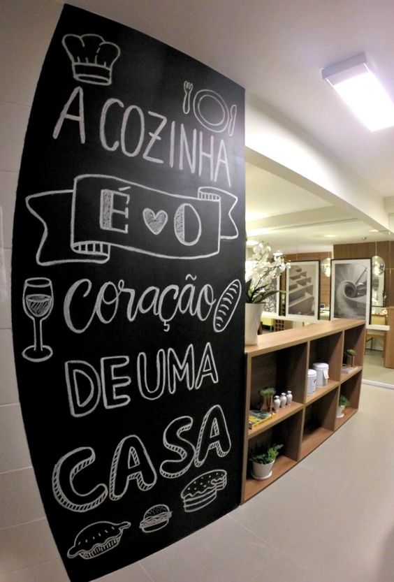 Dicas de Arte para sua Parede Lousa