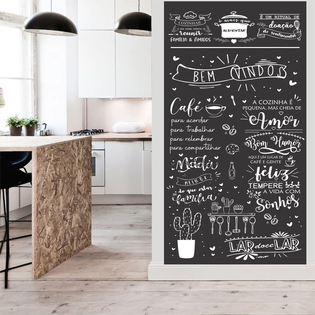 Parede Lousa na Cozinha: Funcionalidade e Decoração