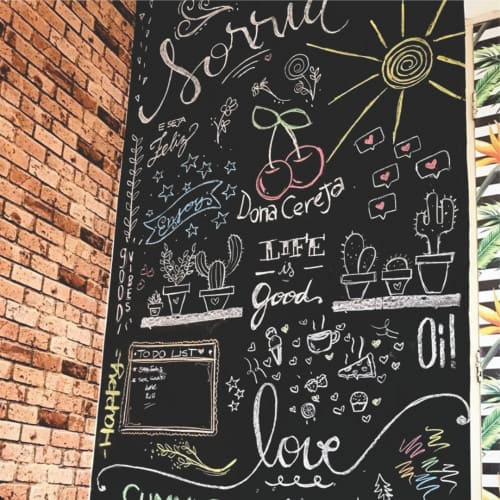 como fazer parede lousa