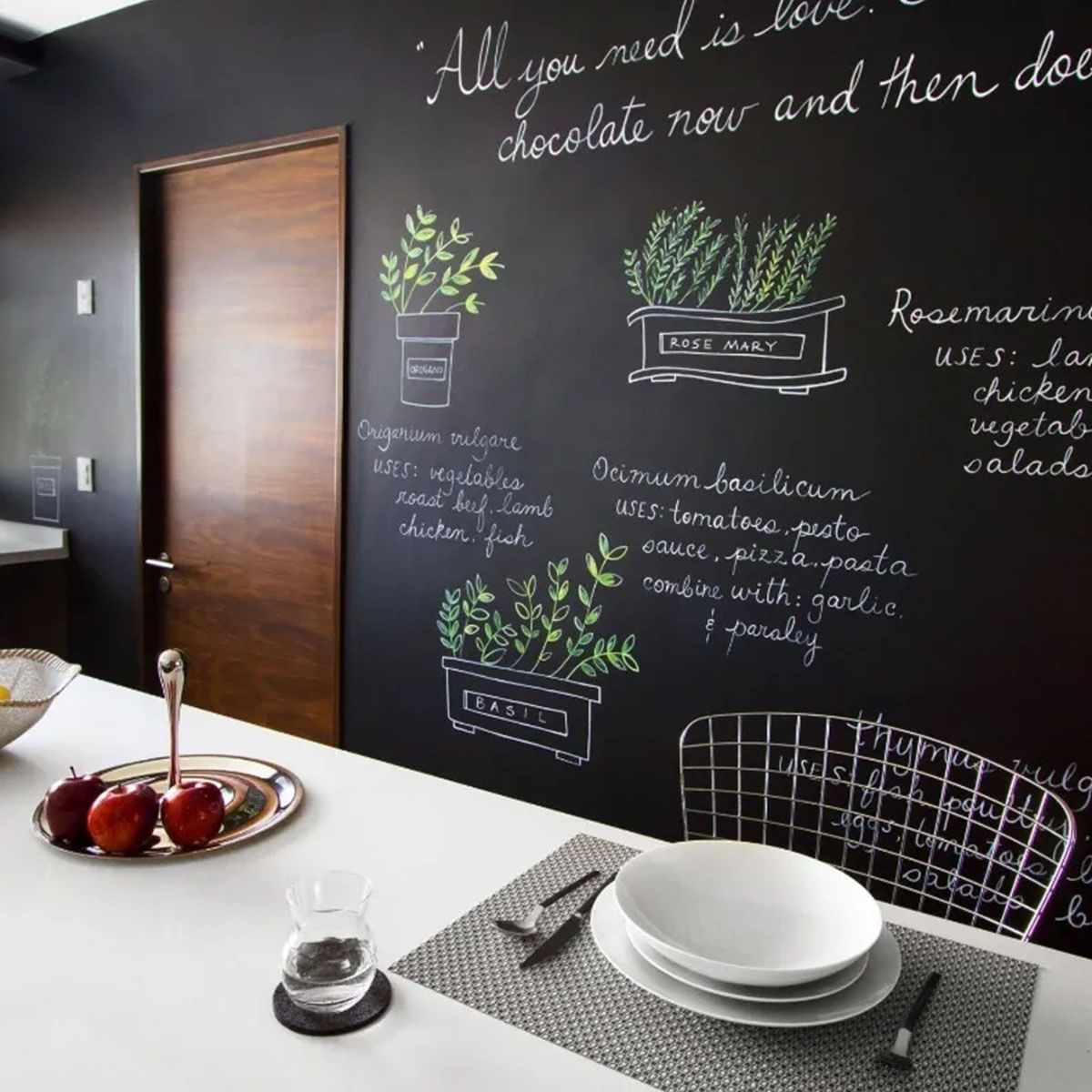 lousa de vidro para escritório