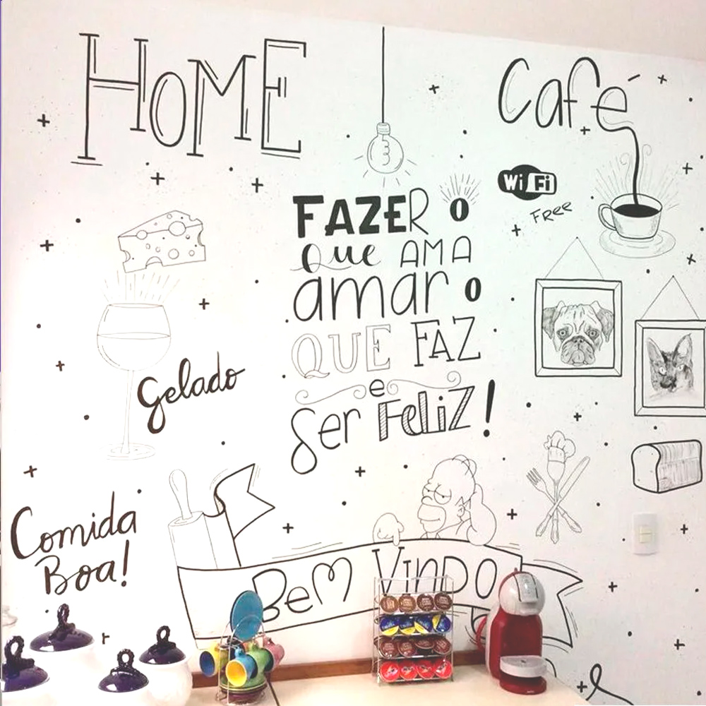 como fazer parede lousa