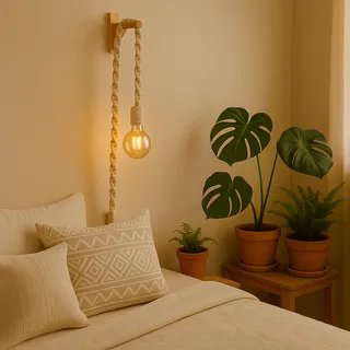 pendente de quarto de casal para leitura