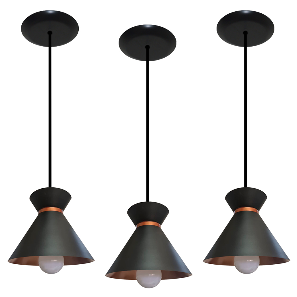 pendentes para bancada de cozinha americana