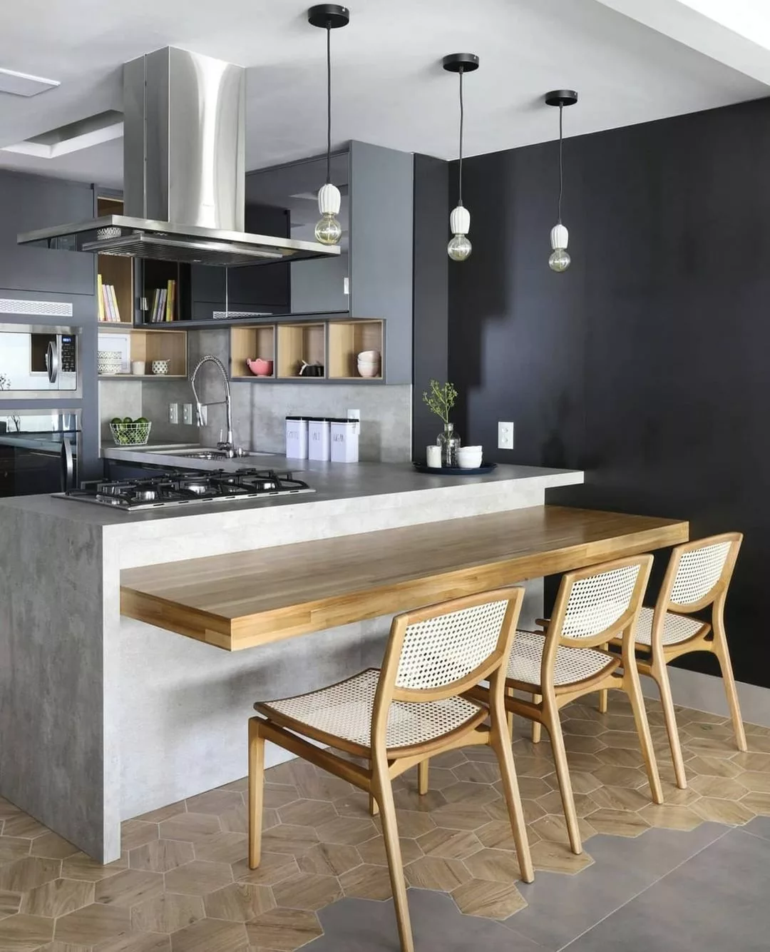 Ideias de layout para cozinha com península