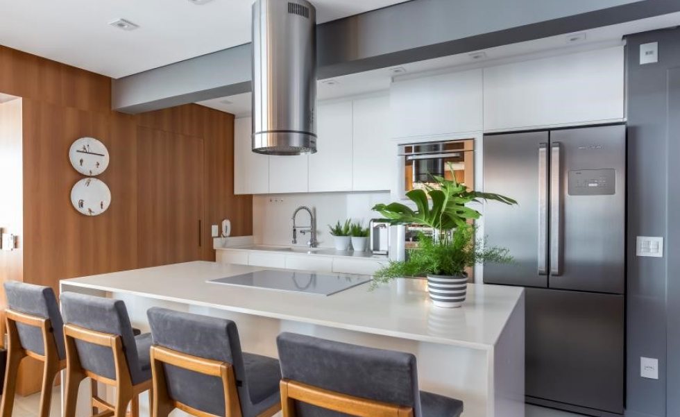 Custo médio península de cozinha