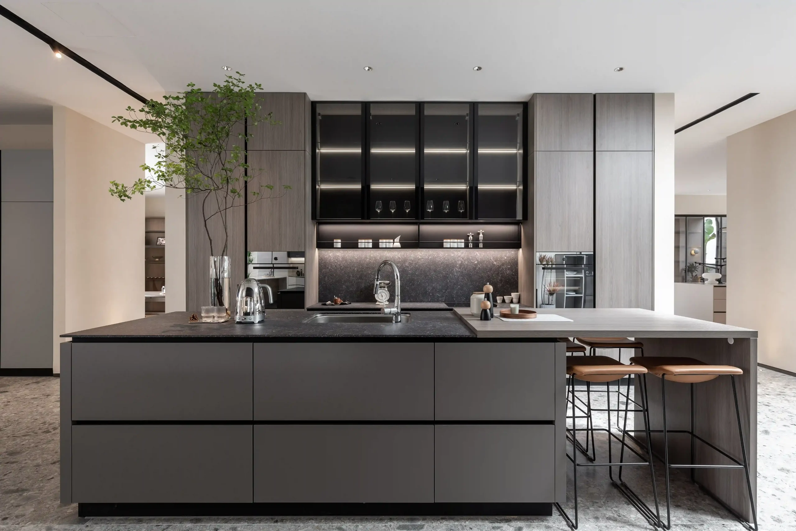 peninsula de cozinha projeto