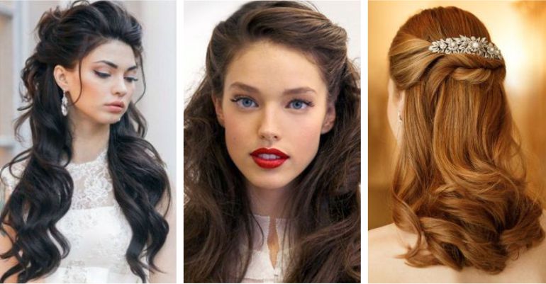 Penteado meio preso despojado: o look 'arrumado sem esforço'