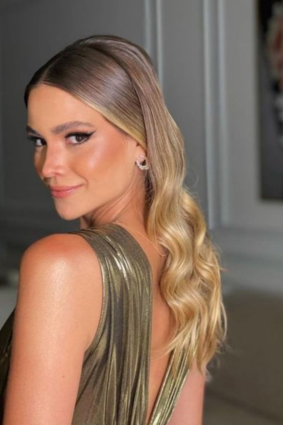 penteado casamento cabelo solto