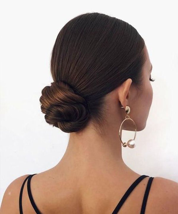 penteado com coque para casamento