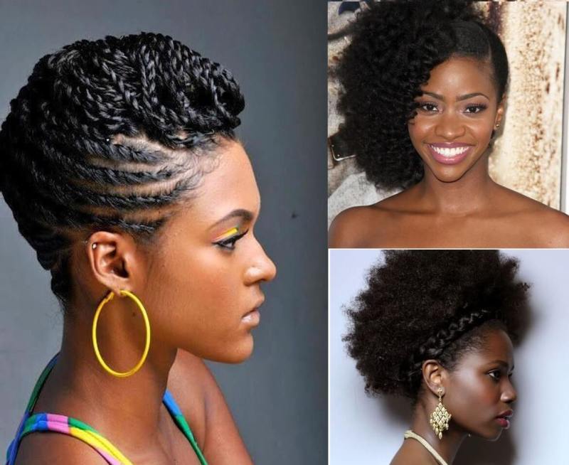 melhores penteados cabelo curto afro para festas