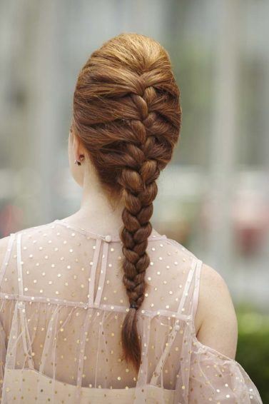 penteados com tranças fáceis