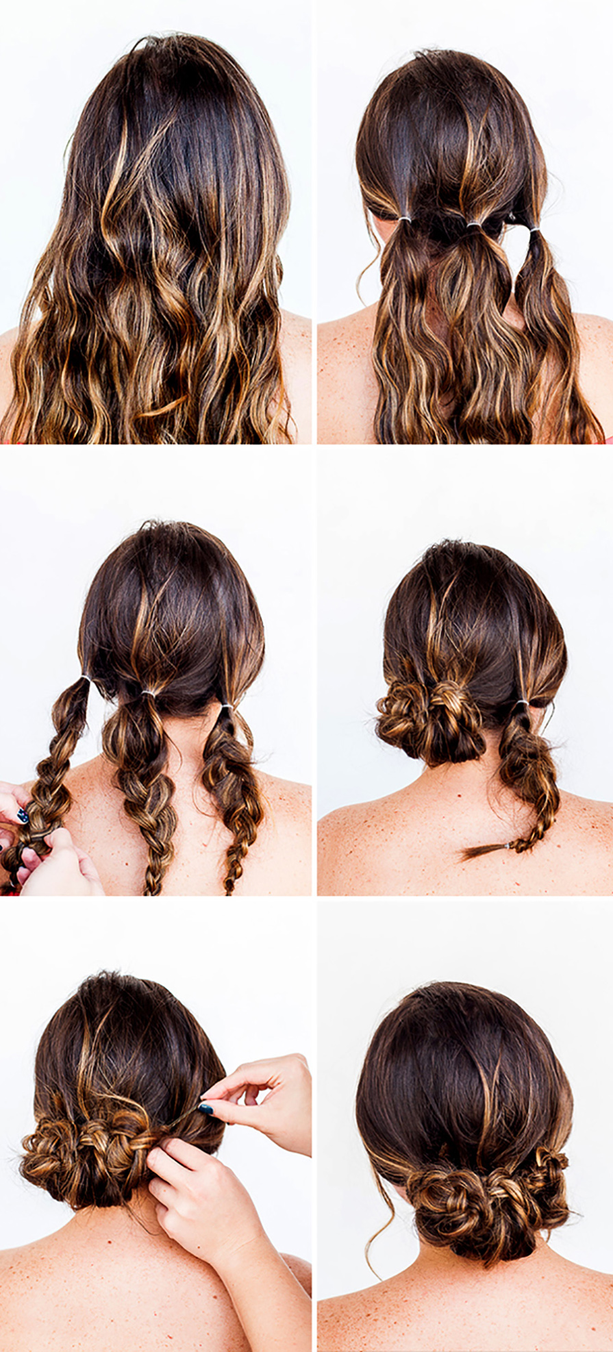 ideias de penteados com trança para iniciantes