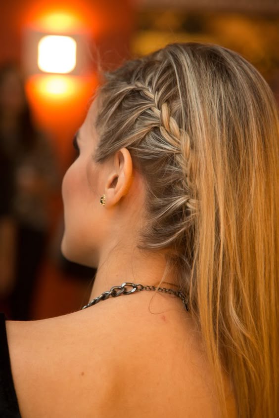 ideias de penteados com trança para iniciantes