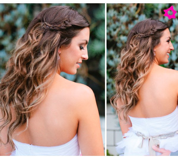 penteados com trancas para noiva