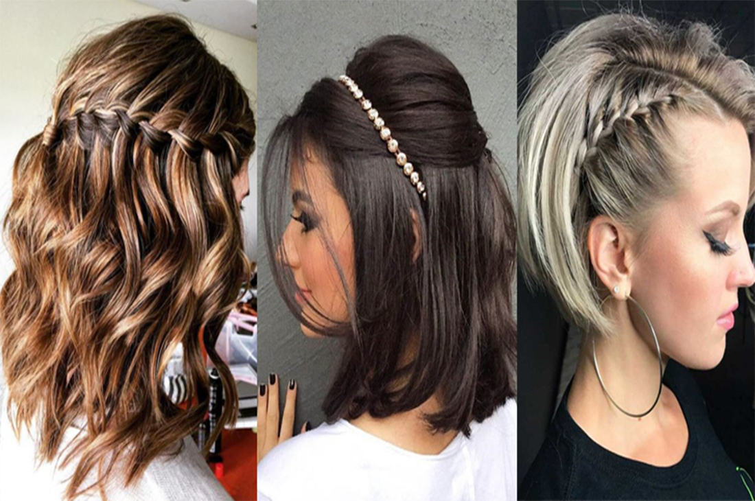 penteados para cabelo curto e fino