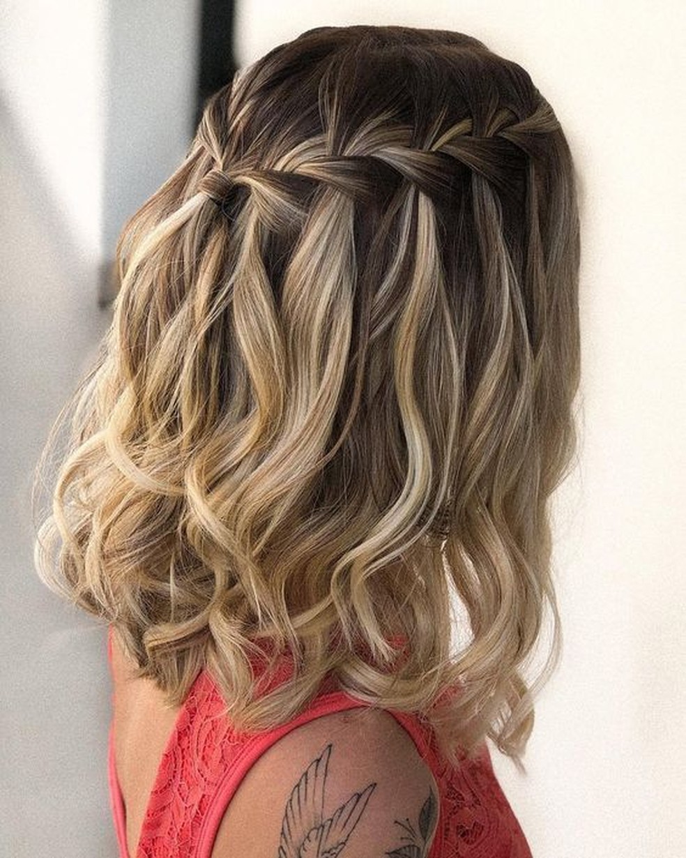 penteados para cabelo curto e fino