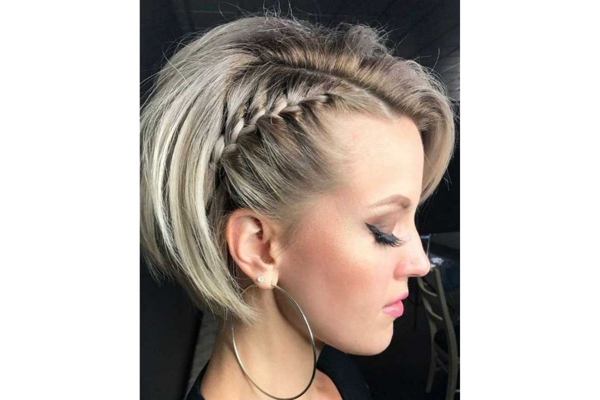 penteados para cabelo curto em festa