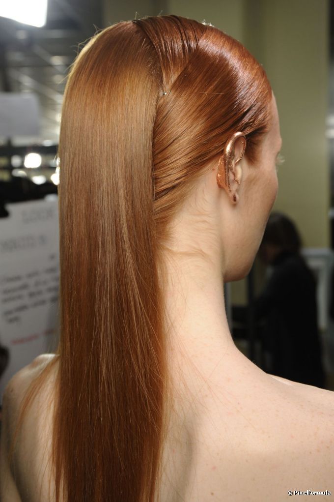 como estilizar cabelo liso para festas