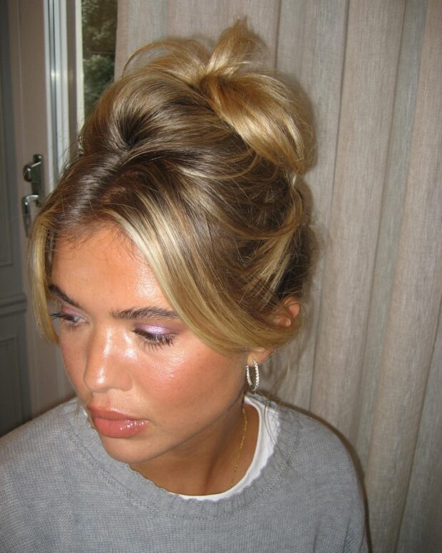 penteados presos para casamento