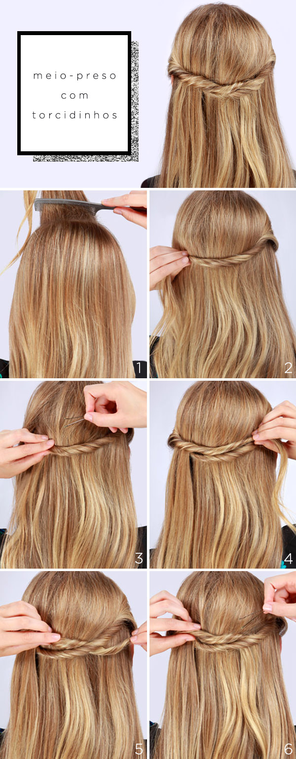 penteados para festa