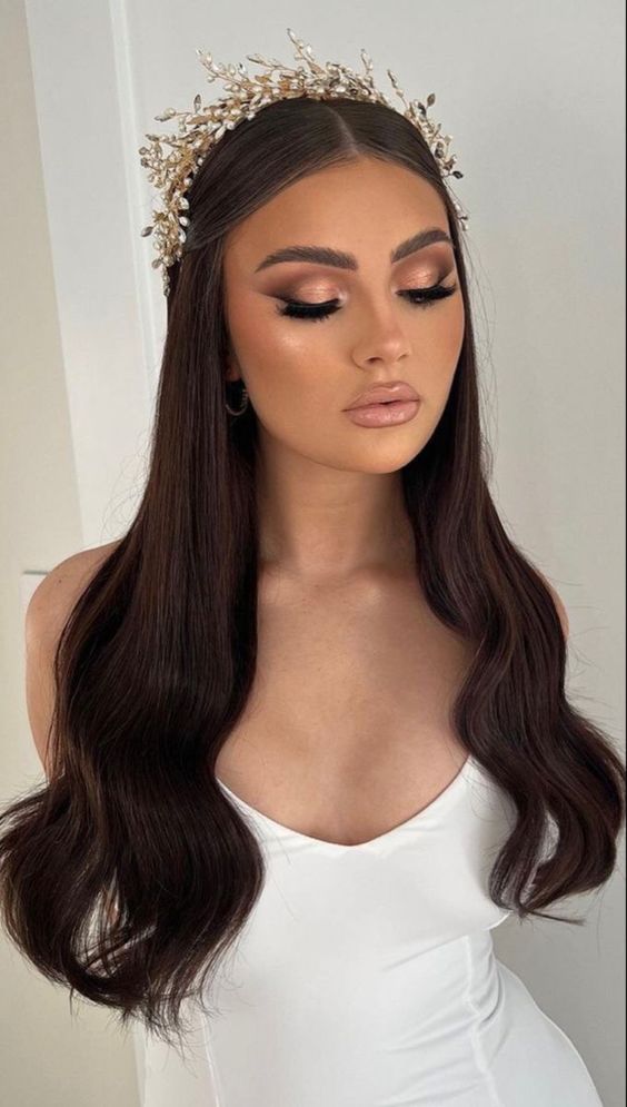 penteados para noiva com cabelo cacheado