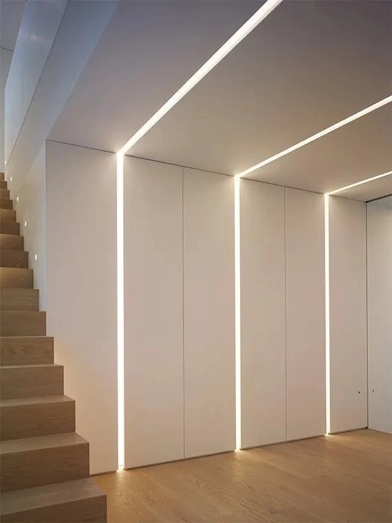 Tipos de Perfil de LED: Embutir