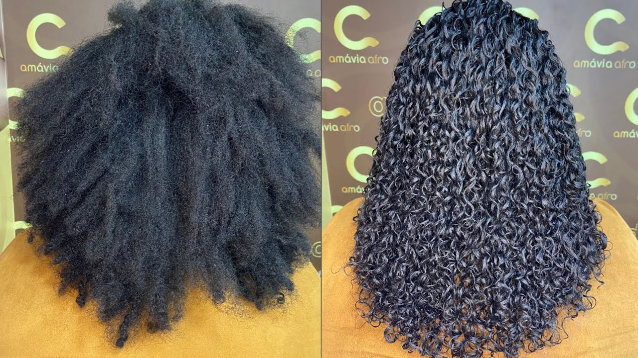 transição capilar e permanente afro
