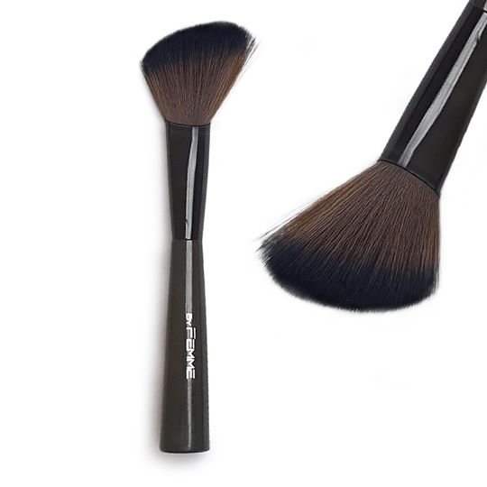 pincel de blush chanfrado