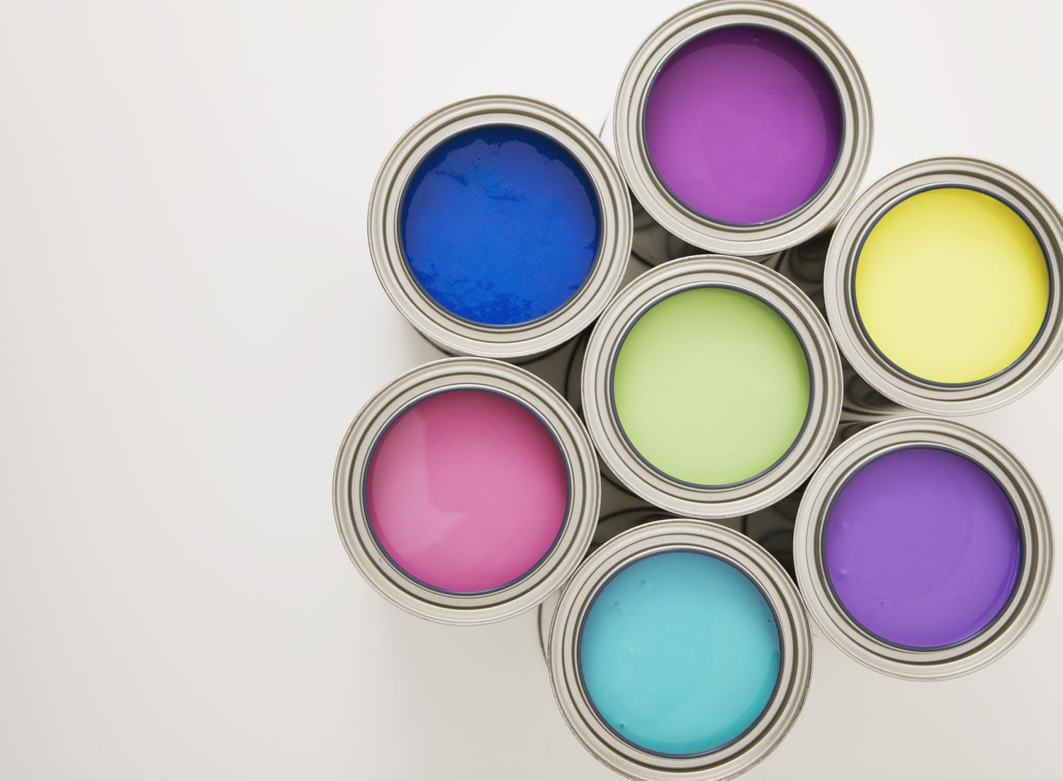 acabamentos de tinta fosco acetinado semibrilho