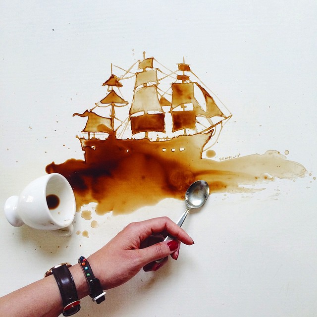 Explorando Técnicas Avançadas de Coffee Art: Degradês e Texturas