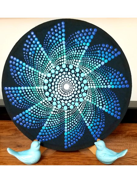 Passo a Passo Detalhado: Criando Sua Primeira Mandala em Pontilhismo