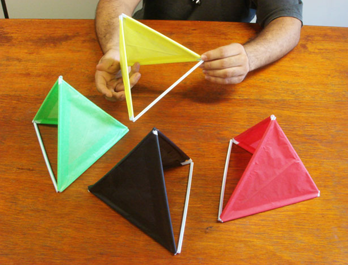 tutorial pipa de folha de caderno