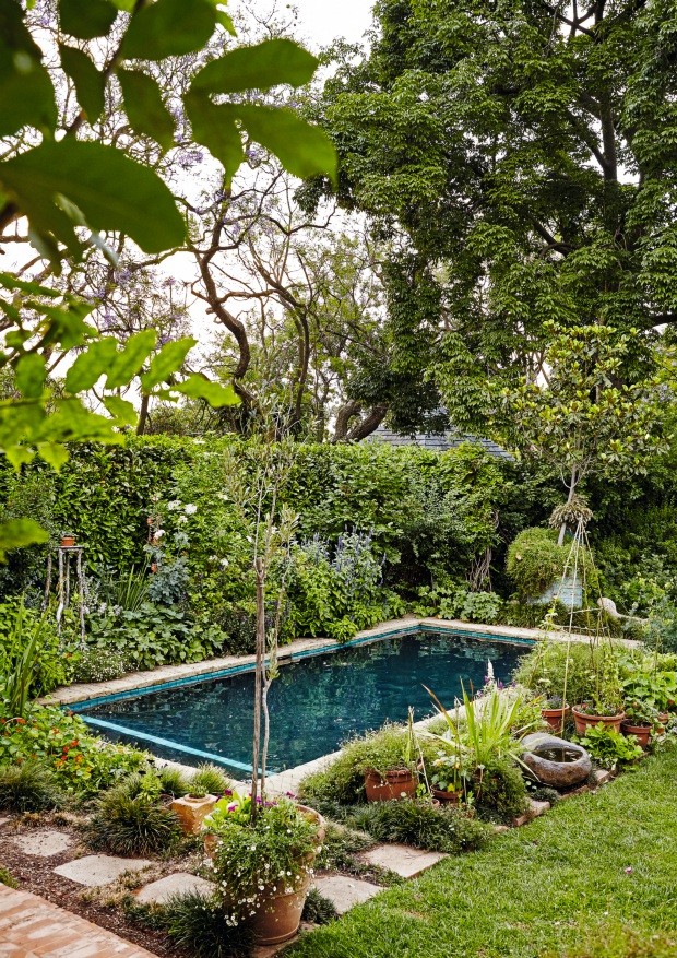 piscina pequena em casa