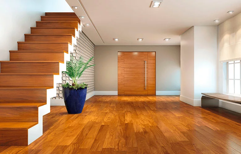 tipos de piso de madeira maciça