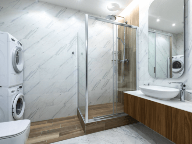 instalar deck de madeira no banheiro