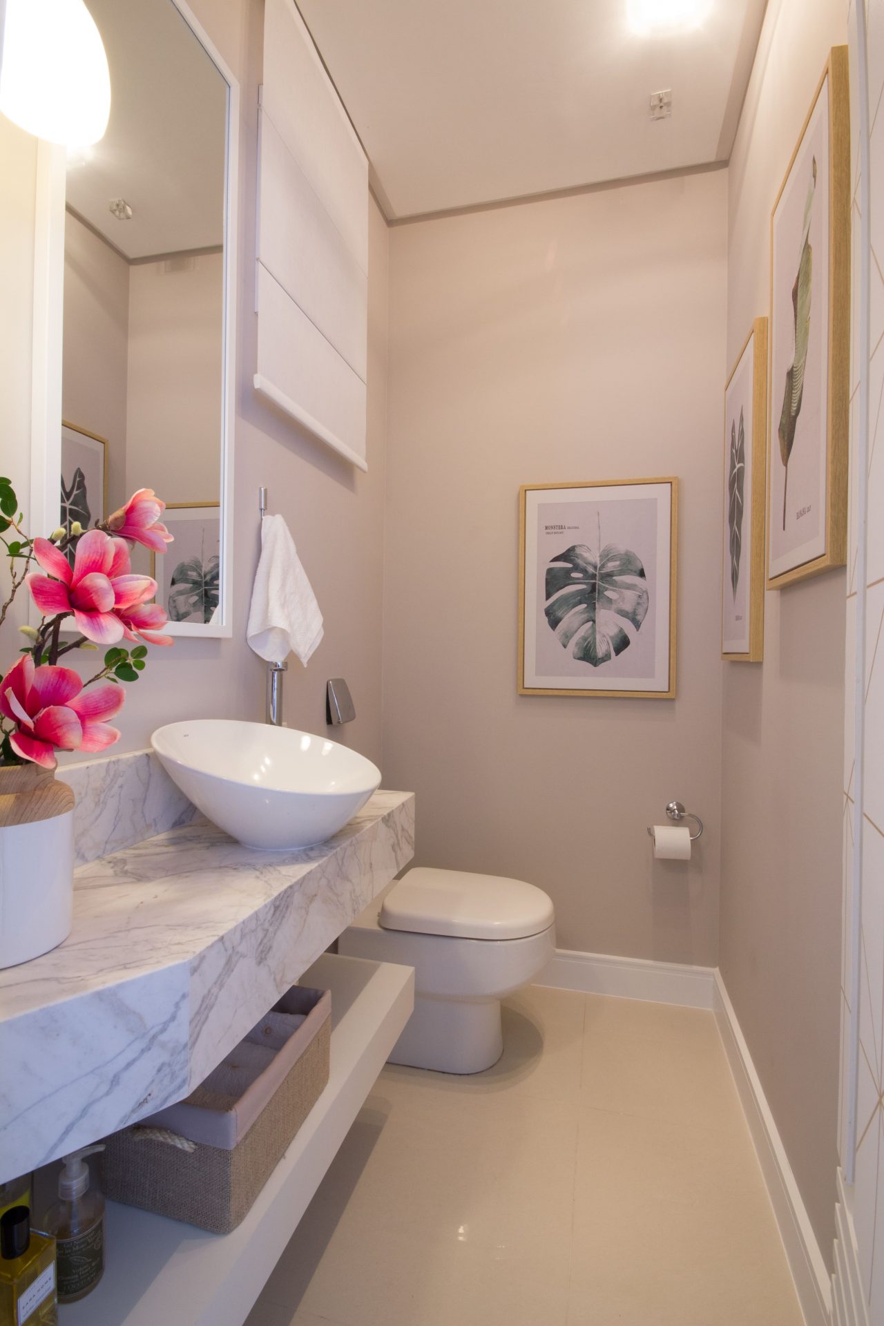 alternativas para piso de mármore no banheiro