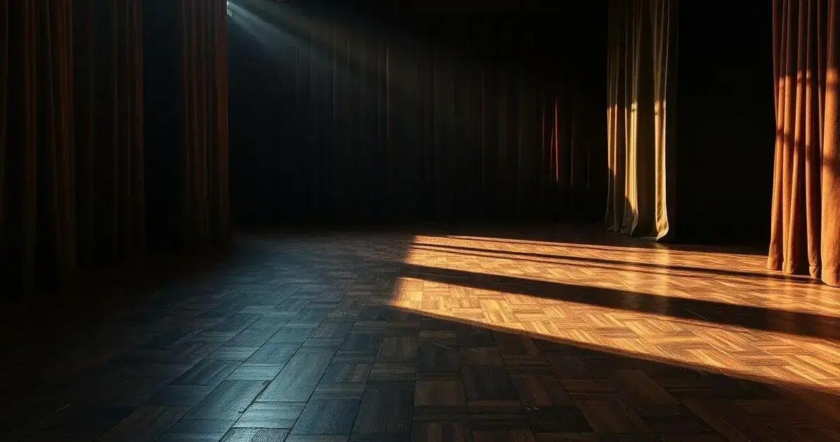 revestimento para palco de dança