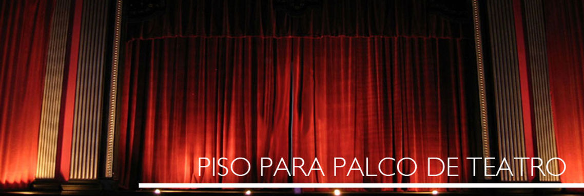segurança e acústica de piso teatral