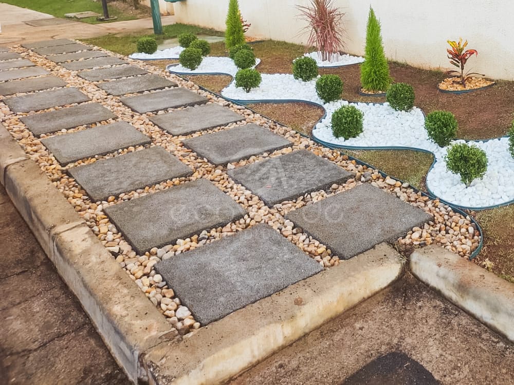 piso drenante para quintal