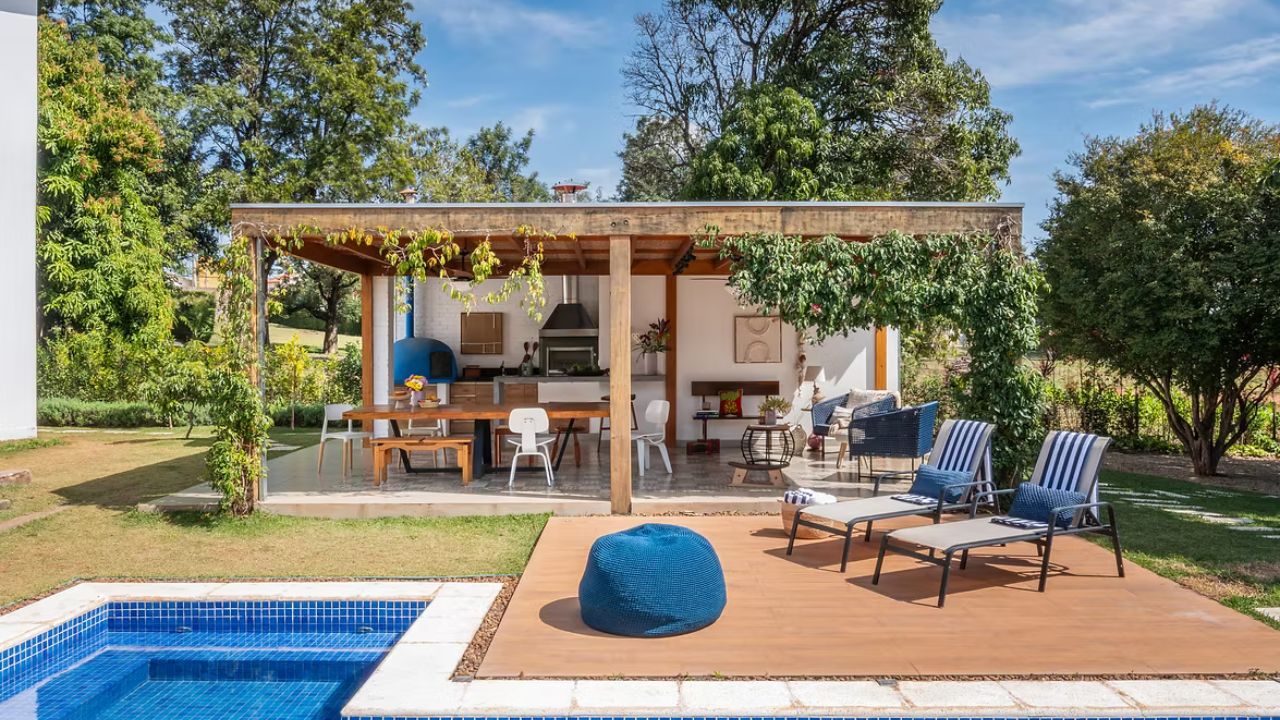 tendências de pisos para 2025 em biofilia