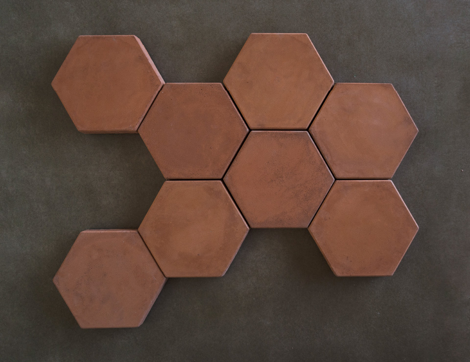 tipos de piso hexagonal