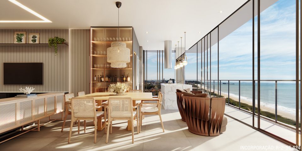 piso para apartamento na praia