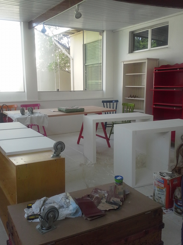 revestimento ideal para oficina de costura