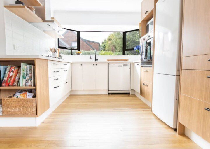 piso para cozinha pequena