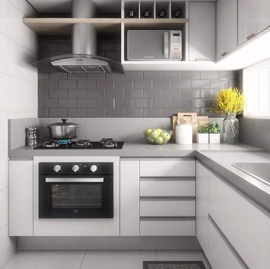 melhor piso para cozinha pequena