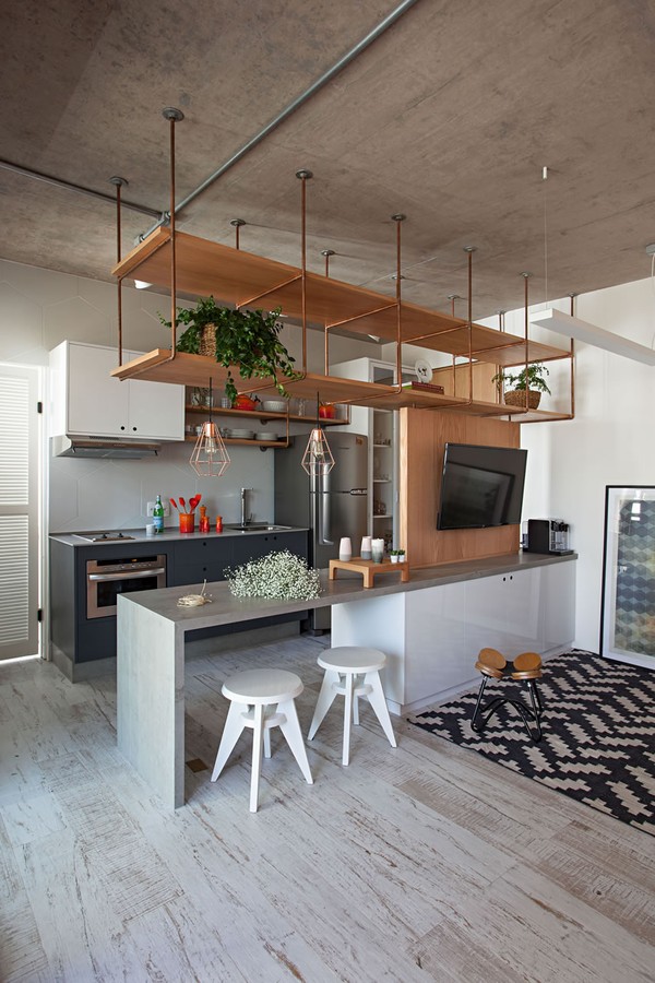 tipos de piso para cozinha moderna