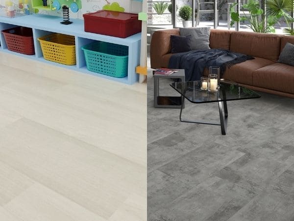 piso vinilico liso ou texturizado